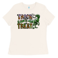 Bone Trick RAWR Treat Ladies Tee - CowhideDigitalArt