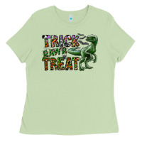 Matcha Trick RAWR Treat Ladies Tee - CowhideDigitalArt