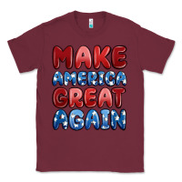Burgundy make america great again Classic Tee - MaliasSmallBusiness