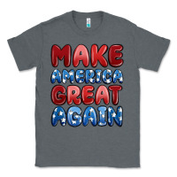 Charcoal Heather make america great again Classic Tee - MaliasSmallBusiness