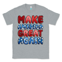 Heather Grey make america great again Classic Tee - MaliasSmallBusiness