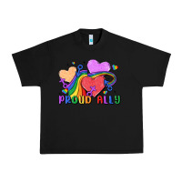 Black proud ally Urban Heavy Tee - MaliasSmallBusiness