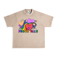 French Oak proud ally Urban Heavy Tee - MaliasSmallBusiness