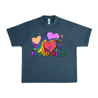 Midnight Navy proud ally Urban Heavy Tee - MaliasSmallBusiness