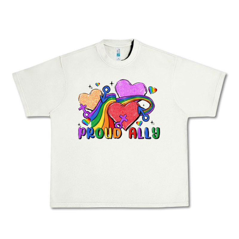 Proud Ally Urban Heavy Tee by MaliasSmallBusiness | Teevron