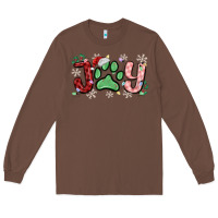 Chestnut joy with dog paw Long Sleeve Tee - MaliasSmallBusiness