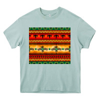 Arona thunderbird bullskull Aztec pattern Heavy Core Tee - BarkalooDesign