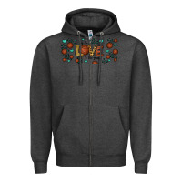 Charcoal Heather for the love of the game basketball Zipper Hoodie - Jasminsmagicworld