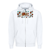 White for the love of the game basketball Zipper Hoodie - Jasminsmagicworld