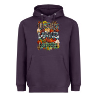 Plum Leaves lattes Fall pumpkin Heavyweight Hoodie - NancyCooperArtShop