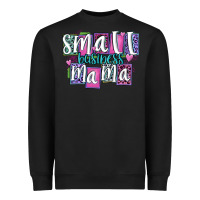 Black small business mama Heavyweight Sweatshirt - MaliasSmallBusiness