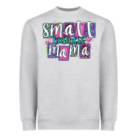 Heather Grey small business mama Heavyweight Sweatshirt - MaliasSmallBusiness