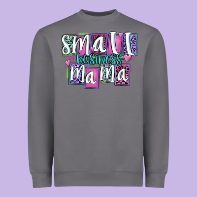 Small Business Mama Heavyweight Sweatshirt Designed By Maliassmallbusiness