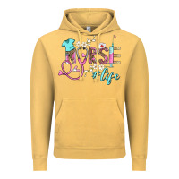 Vintage Mustard nurse life Vintage Hoodie - BarkalooDesign