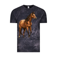 Cloud Black Quarter Horse Vintage Tee - LillyAllenDesigns