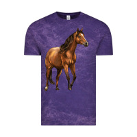 Cloud Purple Quarter Horse Vintage Tee - LillyAllenDesigns