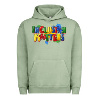 Pigment Oil Green Inclusion matters Urban Hoodie - FaDigitalArtStudio