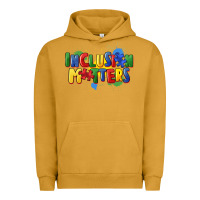 Pigment Peanut Butter Inclusion matters Urban Hoodie - FaDigitalArtStudio