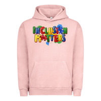 Pigment Salmon Inclusion matters Urban Hoodie - FaDigitalArtStudio