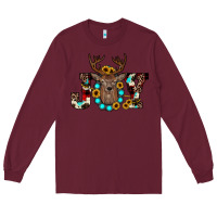 Burgundy christmas joy Long Sleeve Tee - JahusDesignShop