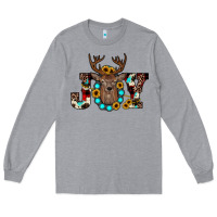 Heather Grey christmas joy Long Sleeve Tee - JahusDesignShop