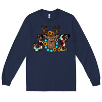 Navy christmas joy Long Sleeve Tee - JahusDesignShop