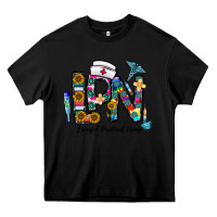 Black lpn licensed practial nurse Heavy Core Tee - CowhideDigitalArt