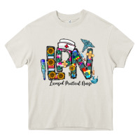 Cream lpn licensed practial nurse Heavy Core Tee - CowhideDigitalArt