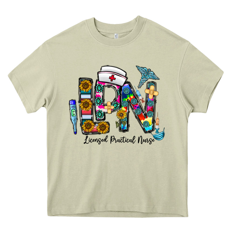 Lpn Licensed Practial Nurse Heavy Core Tee by CowhideDigitalArt | Teevron