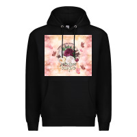 Black where flowers bloom so does hope Premium Hoodie - TumblerDesignByShophia