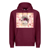 Burgundy where flowers bloom so does hope Premium Hoodie - TumblerDesignByShophia