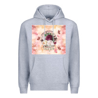 Heather Grey where flowers bloom so does hope Premium Hoodie - TumblerDesignByShophia