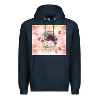 Navy where flowers bloom so does hope Premium Hoodie - TumblerDesignByShophia