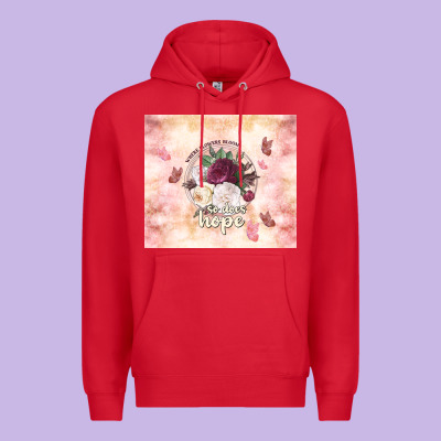 Where Flowers Bloom So Does Hope Premium Hoodie Designed By Tumblerdesignbyshophia