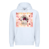 White where flowers bloom so does hope Premium Hoodie - TumblerDesignByShophia