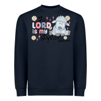 Navy the lord is my shepherd Heavyweight Sweatshirt - MaliasSmallBusiness