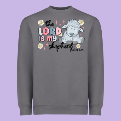 The Lord Is My Shepherd Heavyweight Sweatshirt Designed By Maliassmallbusiness