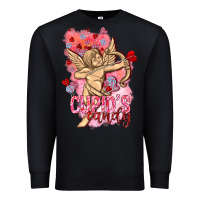 Black Cupids candy with candies Valentine's Day Premium Sweatshirt - HowdyJamesFarm