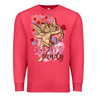 Cardinal Cupids candy with candies Valentine's Day Premium Sweatshirt - HowdyJamesFarm
