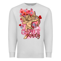 Dove Grey Cupids candy with candies Valentine's Day Premium Sweatshirt - HowdyJamesFarm