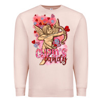 Pale Pink Cupids candy with candies Valentine's Day Premium Sweatshirt - HowdyJamesFarm