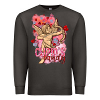 Smoke Cupids candy with candies Valentine's Day Premium Sweatshirt - HowdyJamesFarm