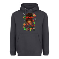 Smoke santa's favorite nail artist afro messy bun Heavyweight Hoodie - texasbilliewilder