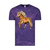 Cloud Purple Haflinger Horse Vintage Tee - LillyAllenDesigns