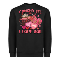 Black concha see te amo  i love you Heavyweight Sweatshirt - MaliasSmallBusiness