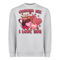 Heather Grey concha see te amo  i love you Heavyweight Sweatshirt - MaliasSmallBusiness