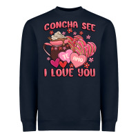 Navy concha see te amo  i love you Heavyweight Sweatshirt - MaliasSmallBusiness