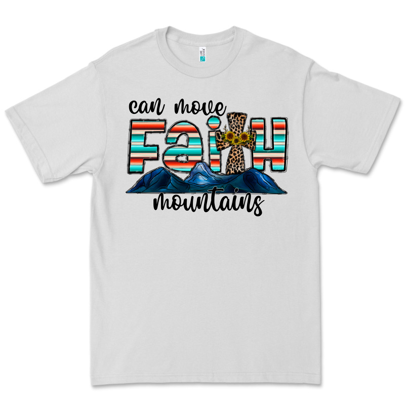 Can Move Faith Mountains Premium Tee by CowhideDigitalArt | Teevron