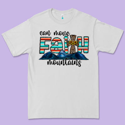 Can Move Faith Mountains Premium Tee Designed By Cowhidedigitalart