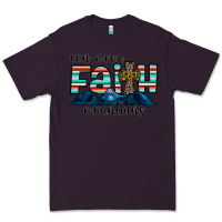 Plum can move faith mountains Premium Tee - CowhideDigitalArt